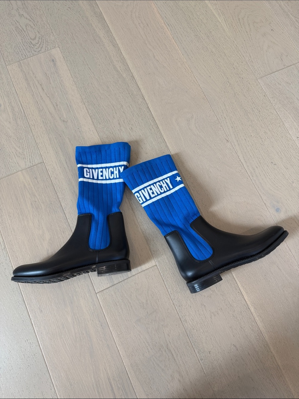 Givenchy Sock Boots Logo barely worn